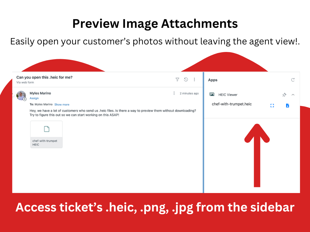 Preview Image Attachments